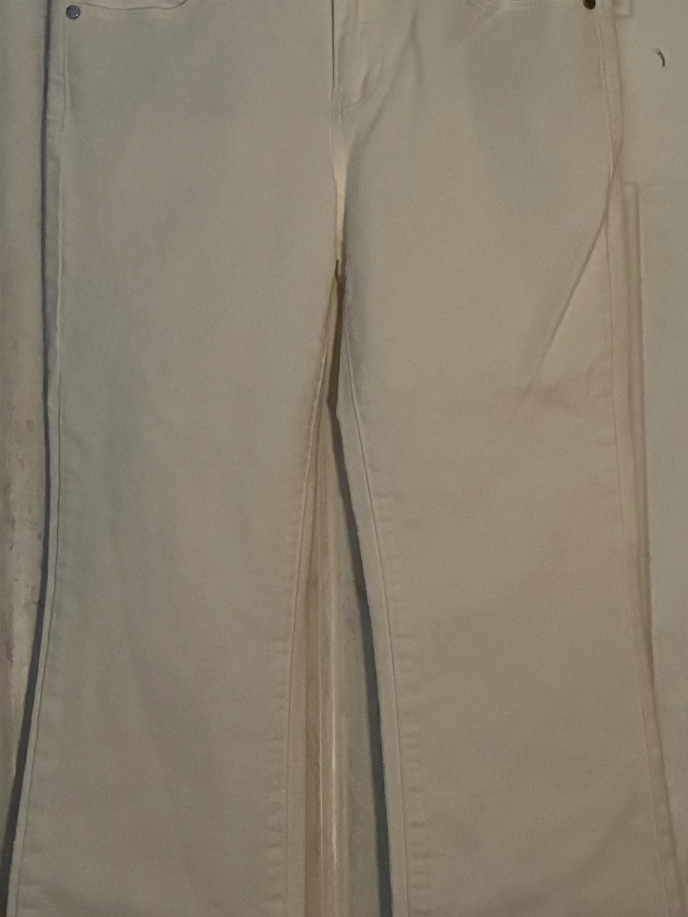Women's Ankle-Length Hannah Cropped Jeans in Off-White Liverpool Los Angeles